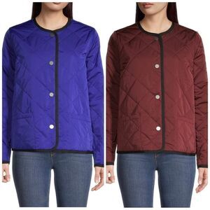 Jane Post Reversible Quilted Jacket size L